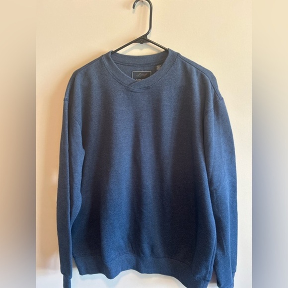 Vintage Greg Norman Sweater Mens Large Pullover Blue Sweatshirt - Picture 1 of 4